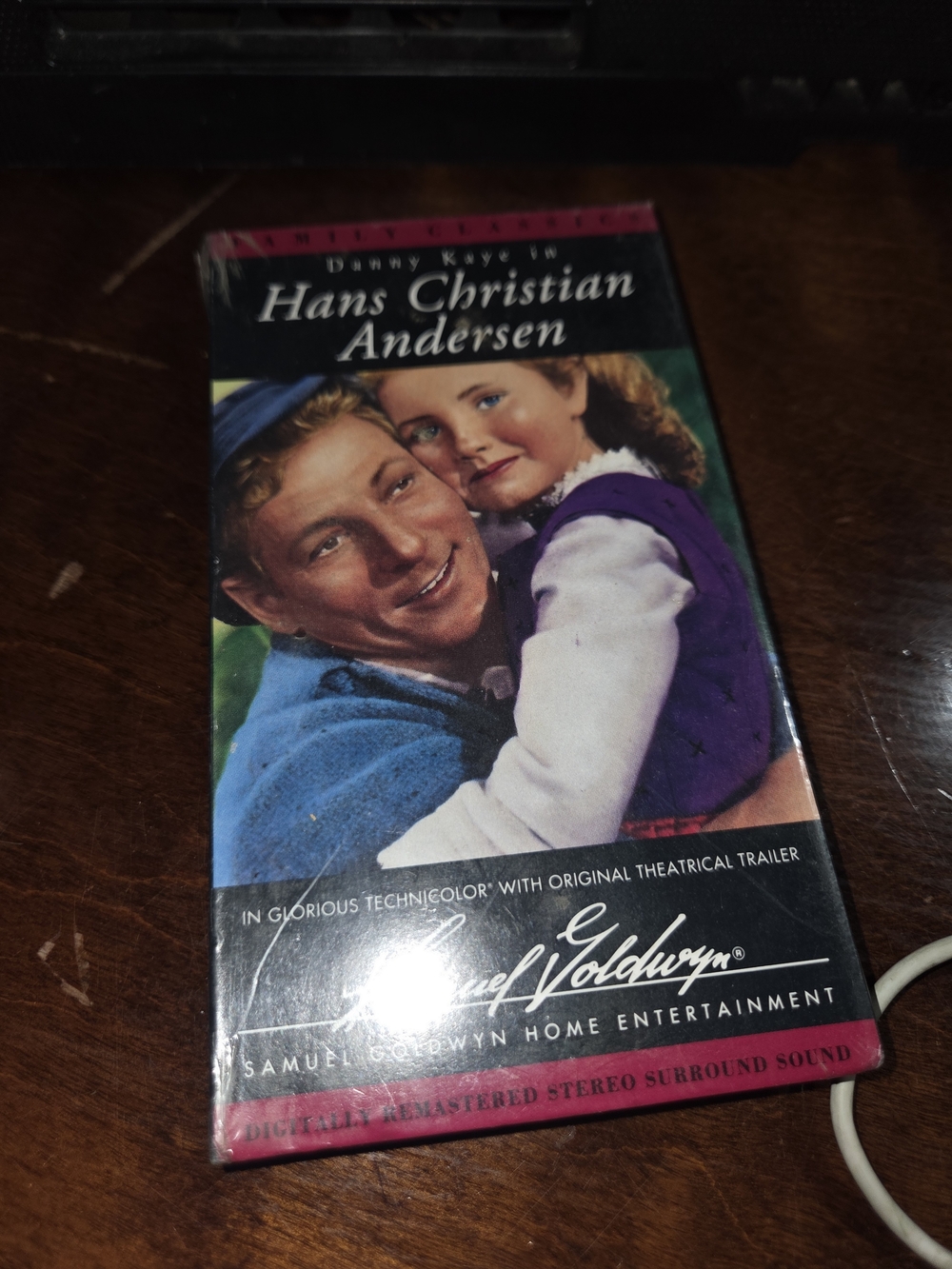 Source Unknown Hans Christian Andersen VHS Tape – Purple & Blue Artwork